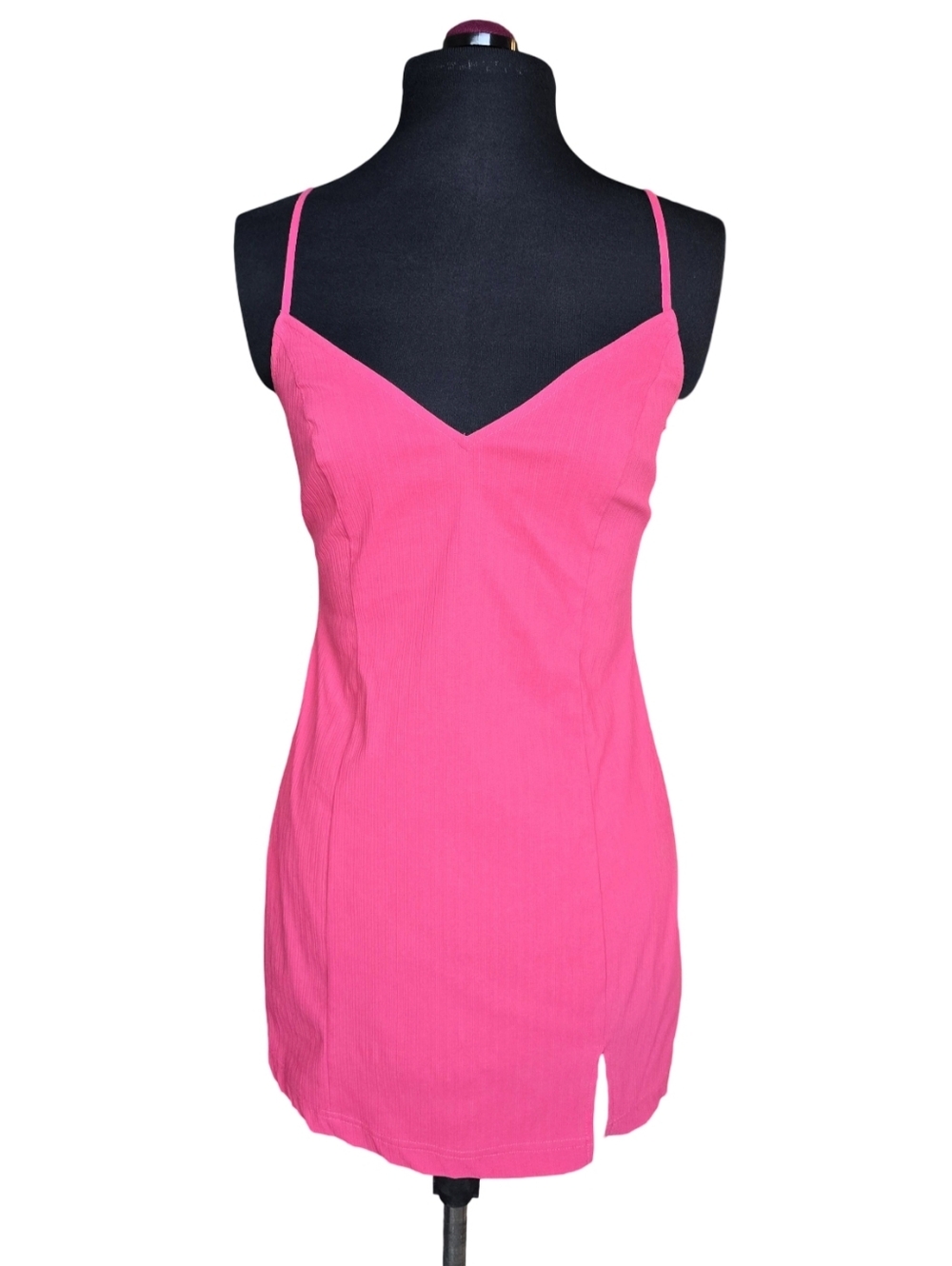 NWT Urban Outfitters Pink Bodycon Strappy Mini Dress Size S Graduation Wedding